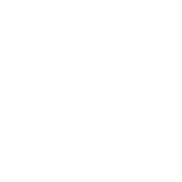 Stacked white logo for Mini Fridge Theatre Company in Saskatoon Saskatchewan