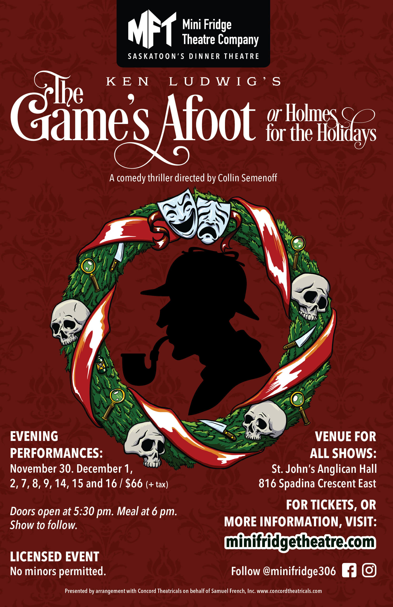 Holmes for the Holidays Web Poster