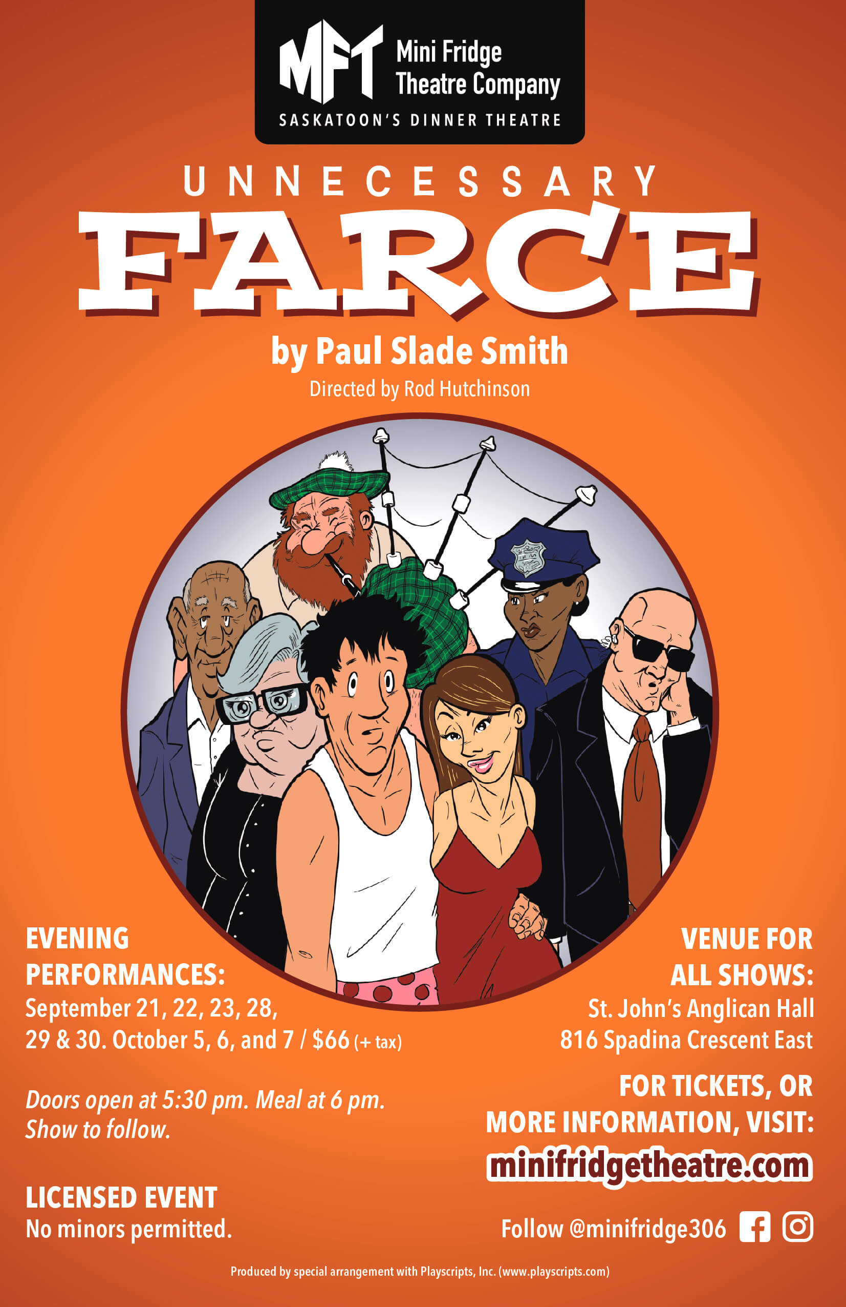 Unnecessary Farce 11x17 Web Poster