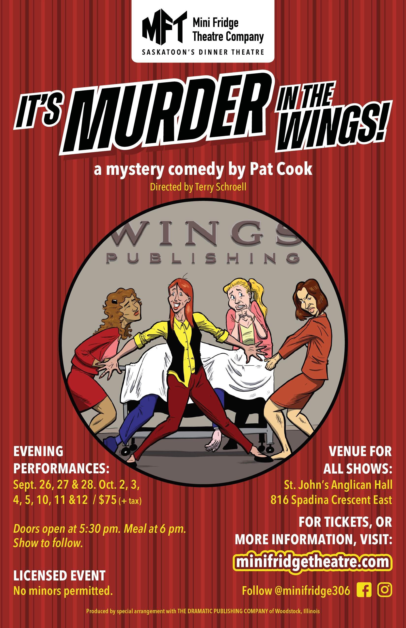 Its Murder in The Wings Web Poster