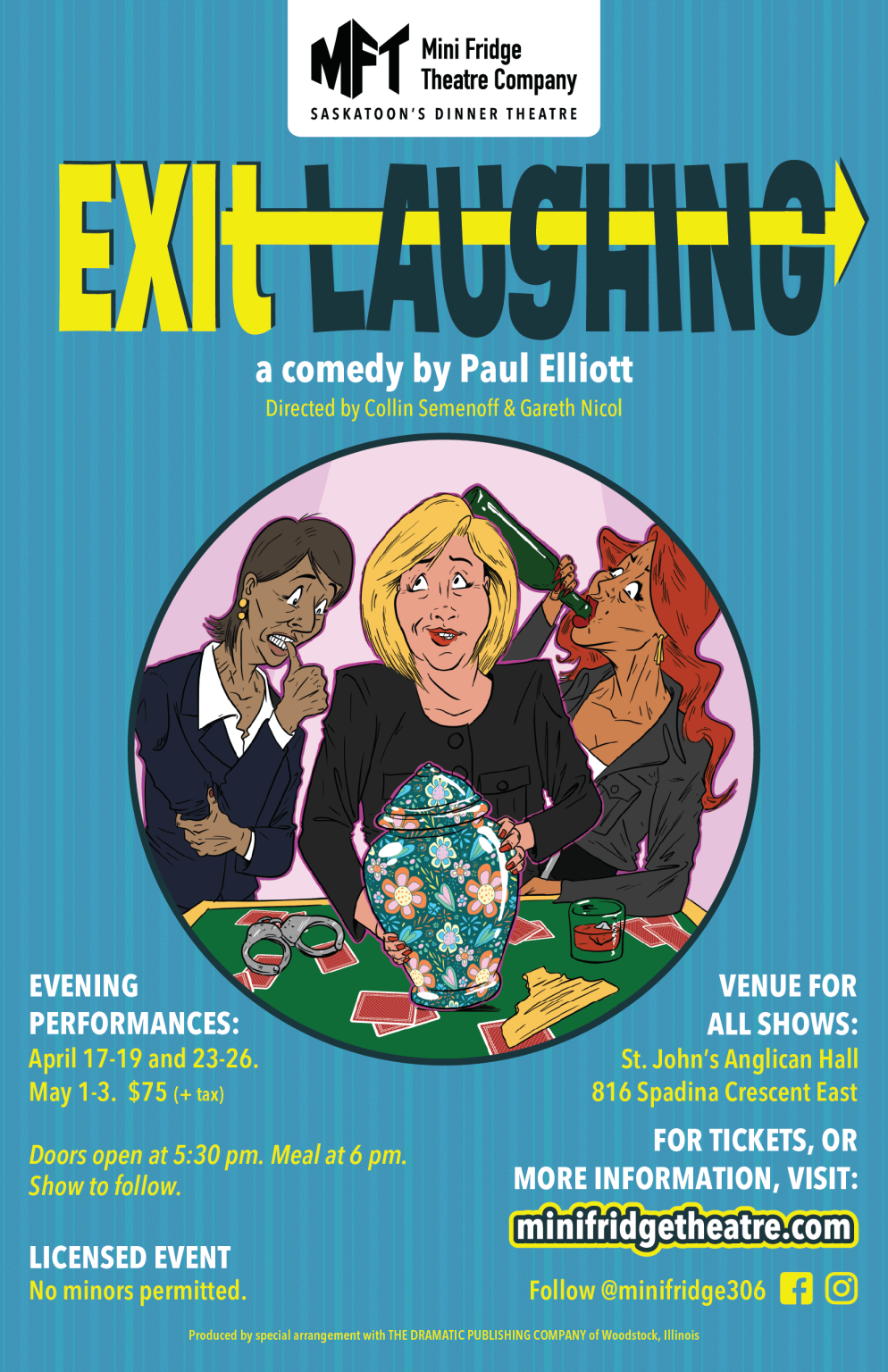 Exit Laughing Poster Web Poster